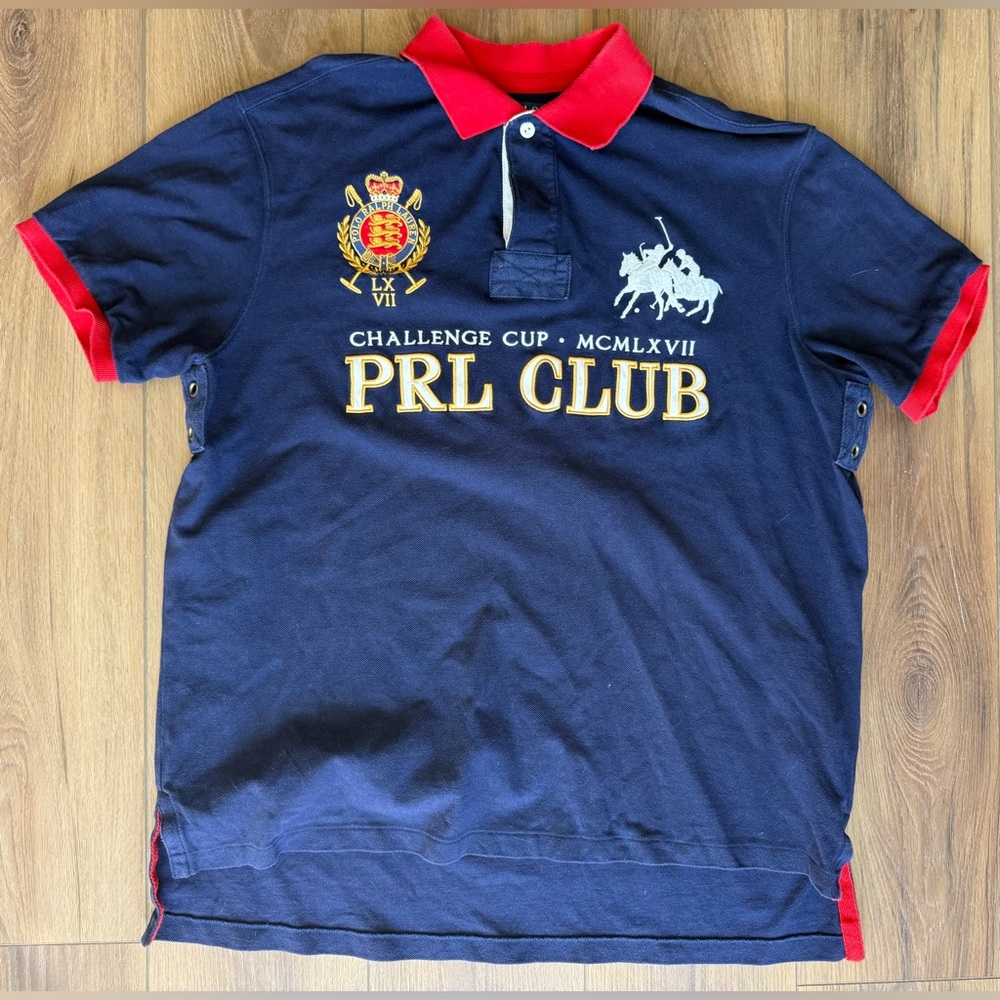 Polo Ralph Lauren PRL Club Men’s Polo Shirt Custom Fit Challenge Cup Size XL